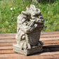 Heavy Stone Gargoyle with Shield Garden Statue 20kg