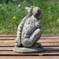 Heavy Stone Grinning Gargoyle Garden Statue 25cm