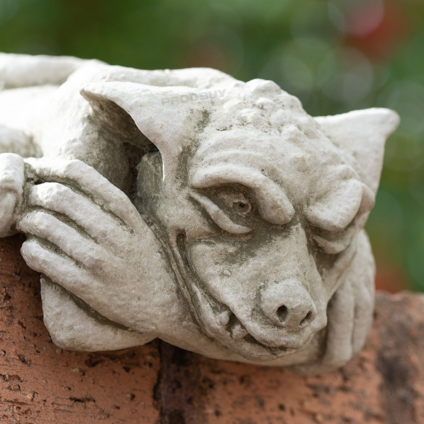 Heavy Stone 19cm Peeping Gremlin Statue