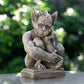 Heavy Stone Resting Gargoyle Statue 26cm