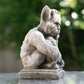 Heavy Stone Resting Gargoyle Statue 26cm