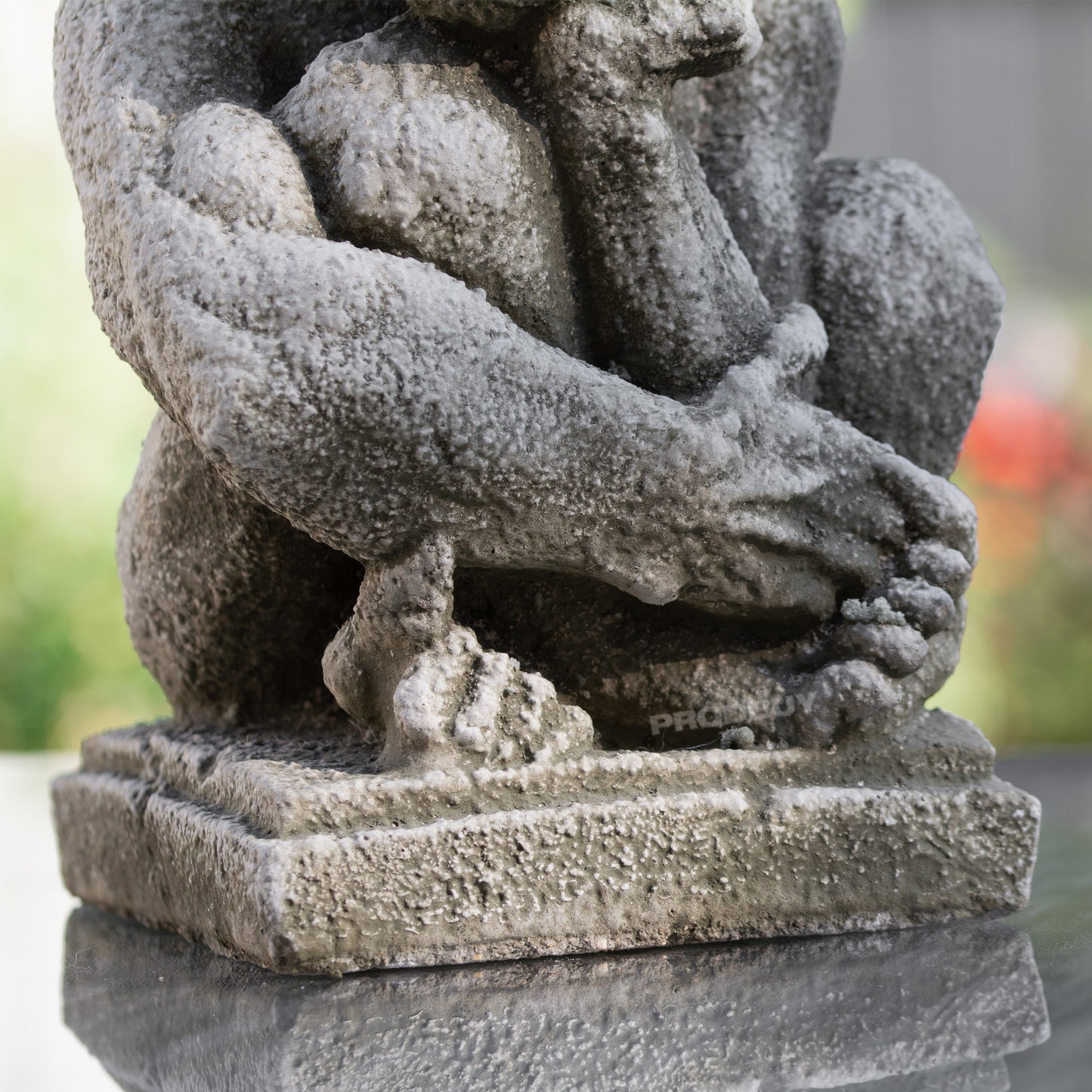 Heavy Stone Resting Gargoyle Statue 26cm