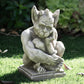 Heavy Stone Resting Gargoyle Statue 26cm