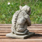 Heavy Stone Grumpy Gargoyle Garden Statue 25cm