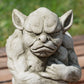 Heavy Stone Grumpy Gargoyle Garden Statue 25cm