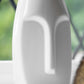 White 23.5cm Ceramic Face Vase