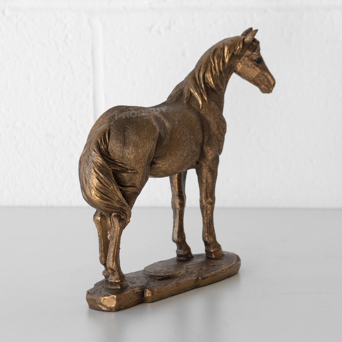 Standing Horse 21cm Long Resin Ornament