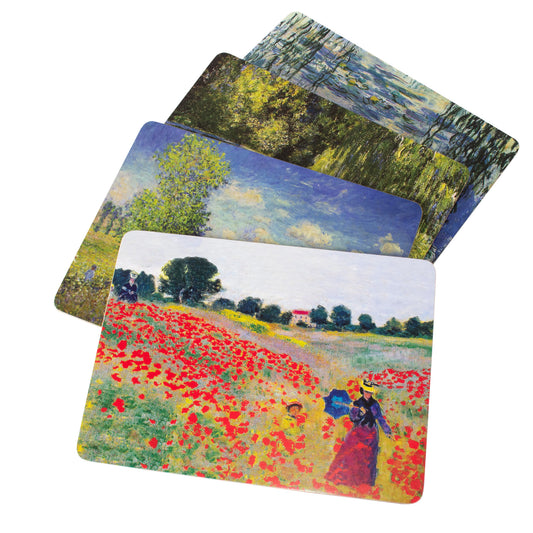 Pack of 4 Placemats Claude Monet Landscapes