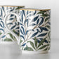 Set of 4 Blue Floral Willow Bough Coffee Mugs