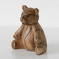Hand Carved Wooden Teddy Bear 15cm