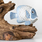 Fish on Coral Teak Root Wood Ornament
