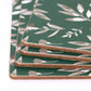 Pack of 4 Dark Green Leaves Placemats