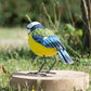 Small 16cm Blue Tit Bird Garden Ornament