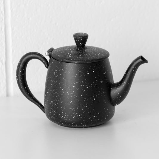 Black Stainless Steel 18oz Teapot