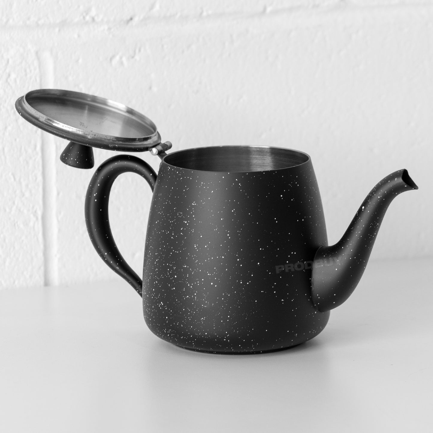 Black Stainless Steel 35oz Teapot