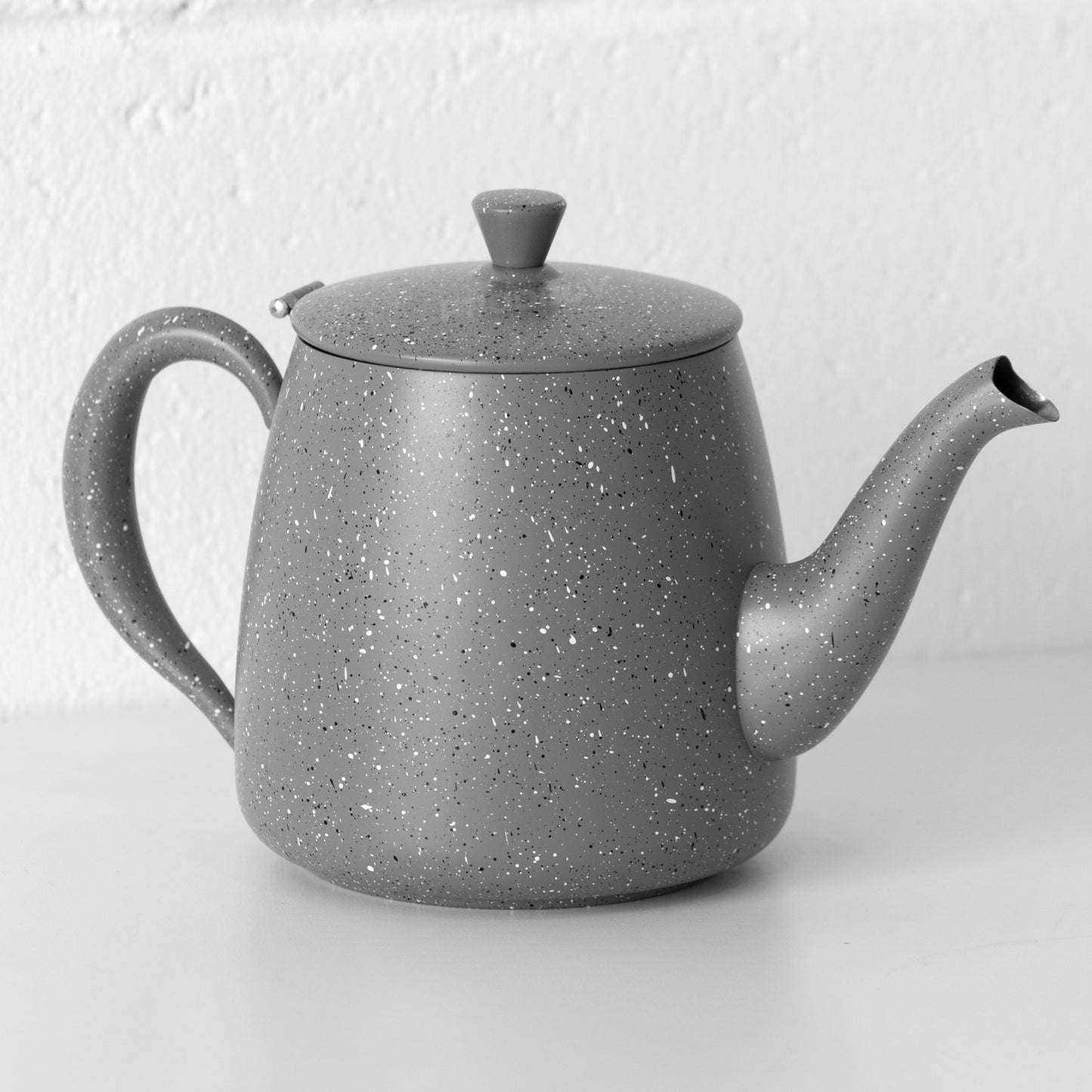 Grey Stainless Steel 48oz Teapot
