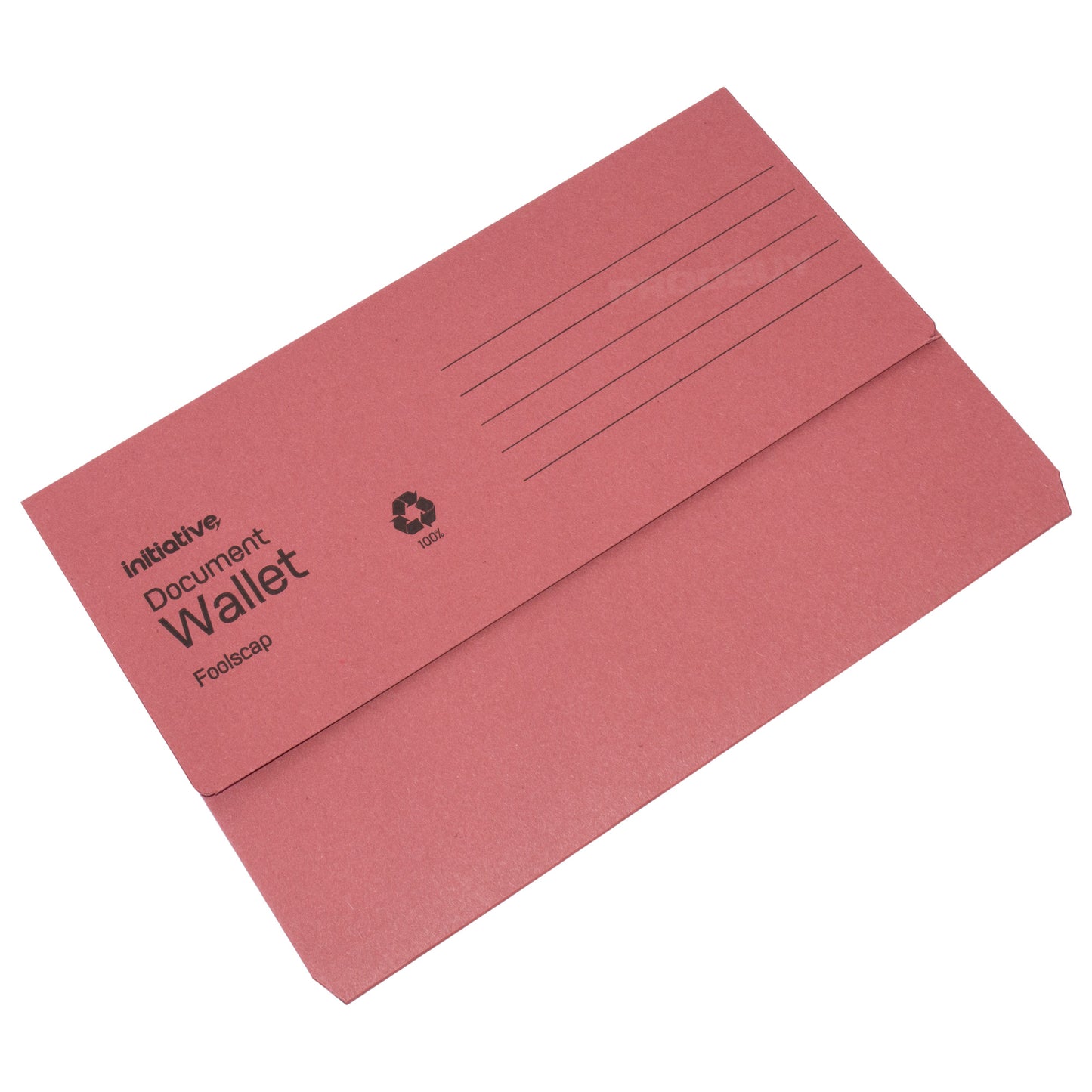 Set of 24 Red Foolscap Document Wallets
