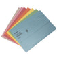 Set of 24 Mixed 7 Colour Foolscap Document Wallets