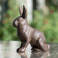 Small 11cm Cast Iron Rabbit Garden Ornament
