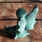 Sitting Fairy With Wings Cast Iron Garden Ornament