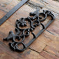 Cast Iron Love Birds 4 Hook Wall Coat Hanger