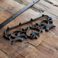 Cast Iron Love Birds 4 Hook Wall Coat Hanger