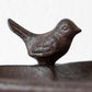 Cast Iron Heart Shaped Bird Bath Feeder Dish