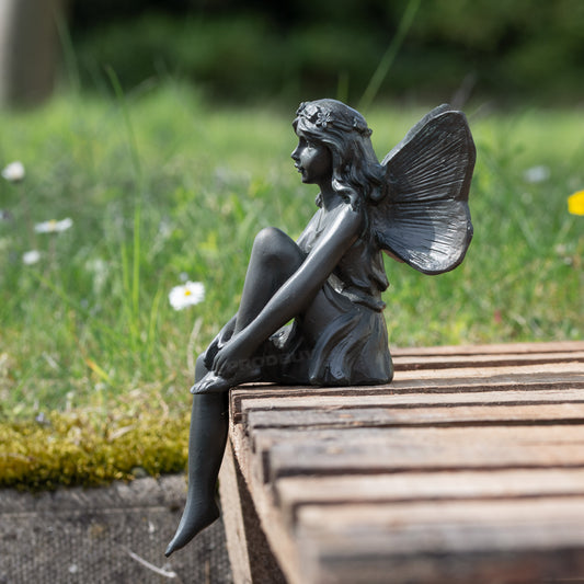 Daydreaming Garden Fairy Ornament Shelf Sitter