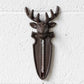 Cast Iron Stag Head Wall Thermometer
