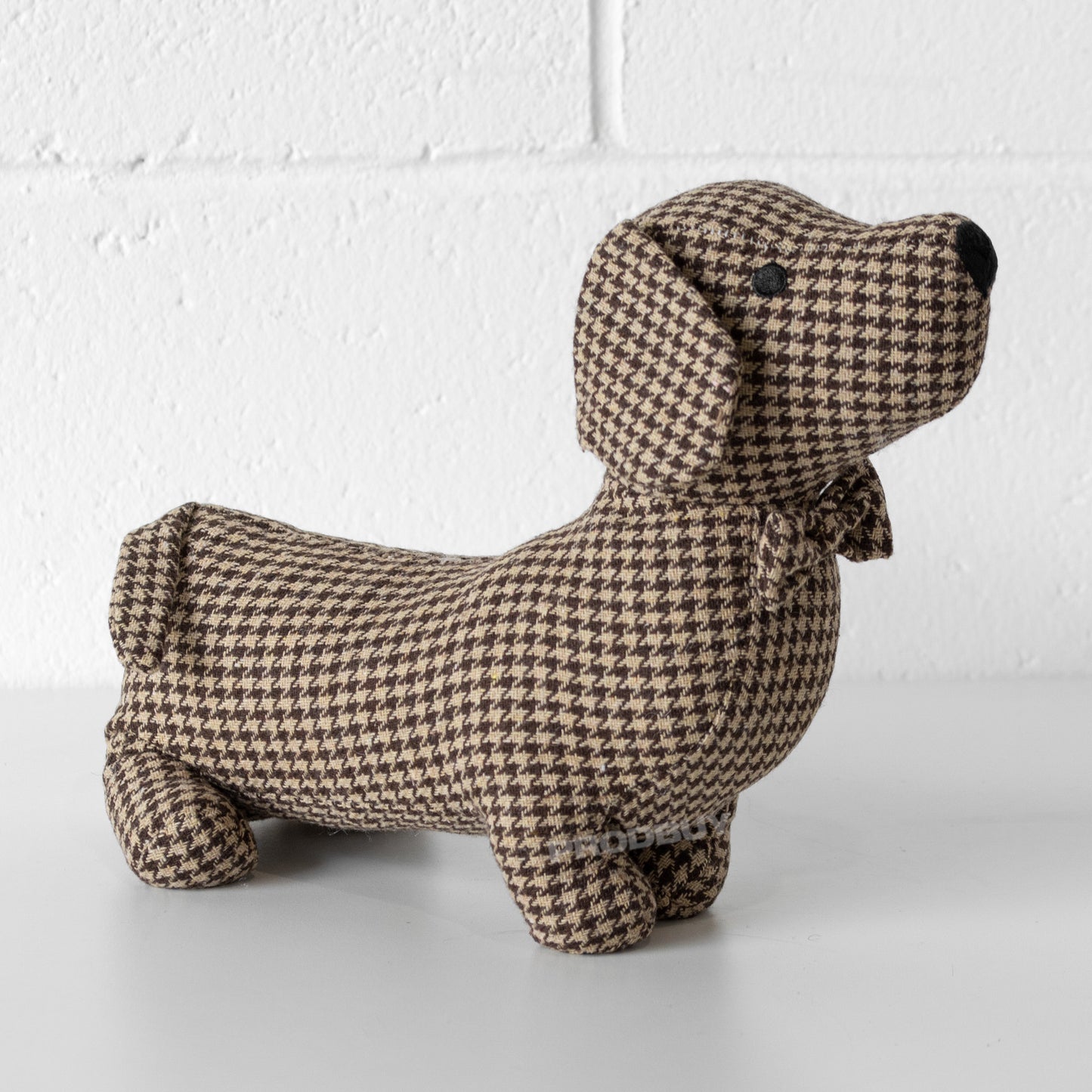 Sausage Dog 1.5kg Tartan Door Stop