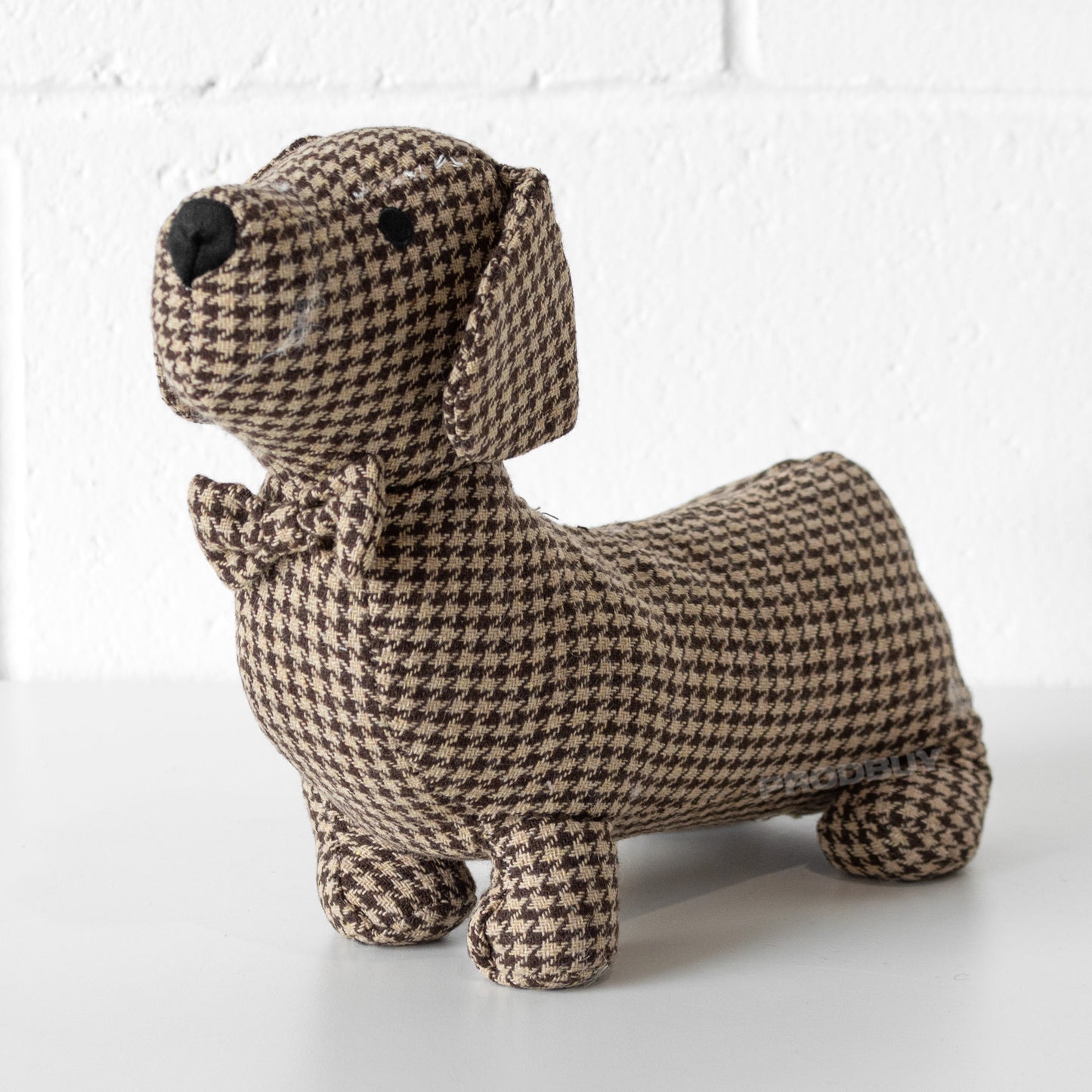 Sausage Dog 1.5kg Tartan Door Stop