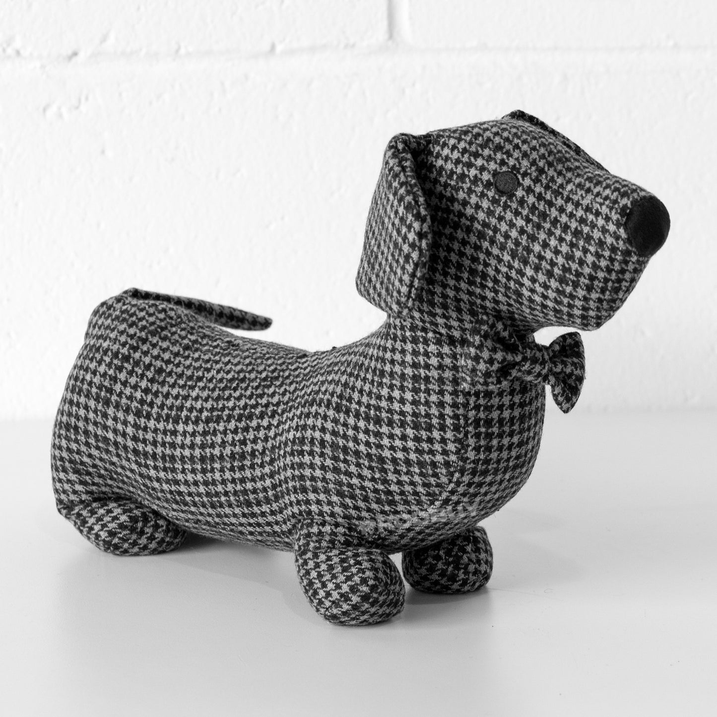 Sausage Dog 1.5kg Tartan Door Stop