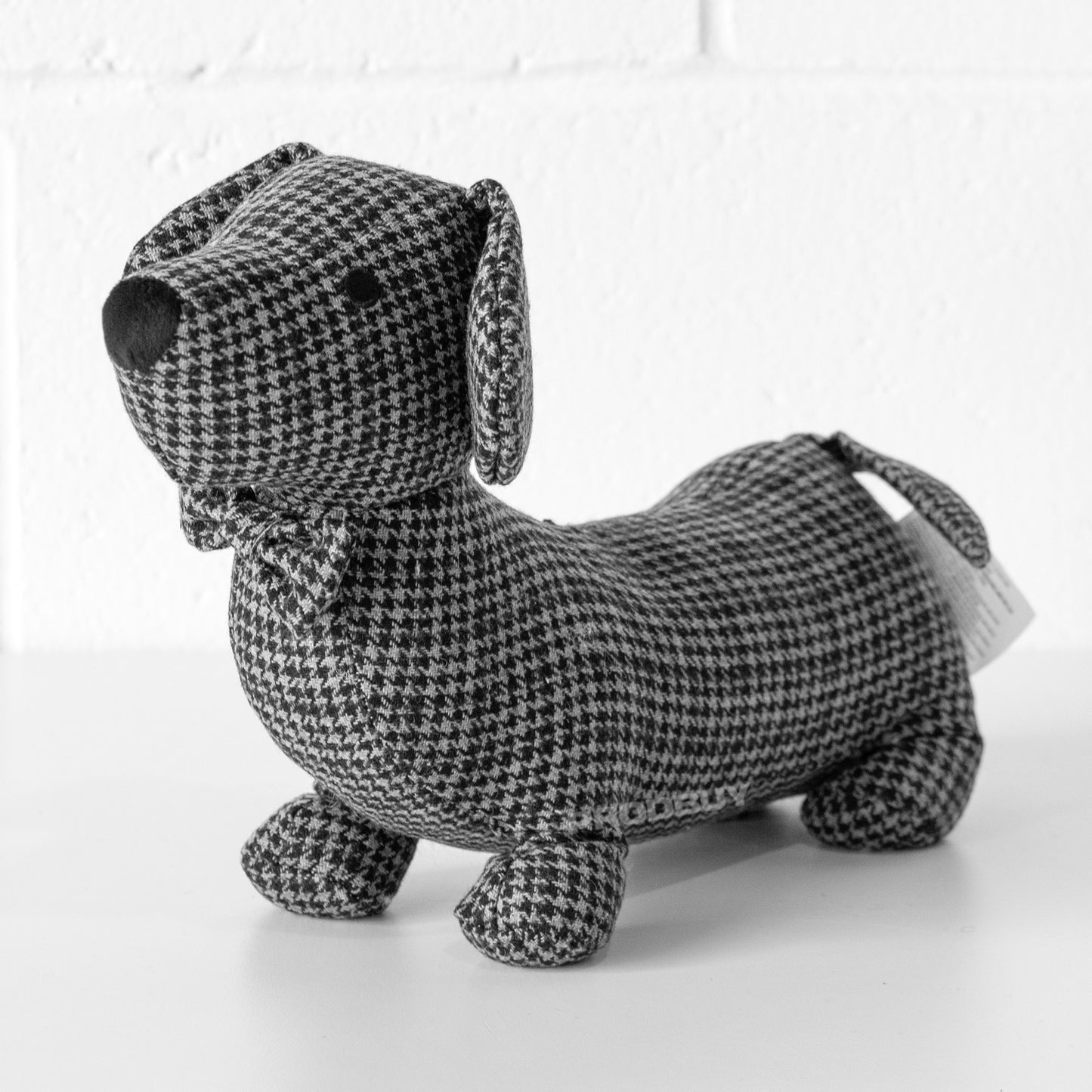 Sausage Dog 1.5kg Tartan Door Stop