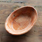 Set of 2 Small Woven Wood 19cm Oval Bowls