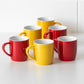 Set of 6 Solid Colour 10oz Coffee Mugs