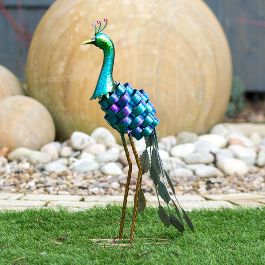 Metal Peacock Garden Lawn Ornament