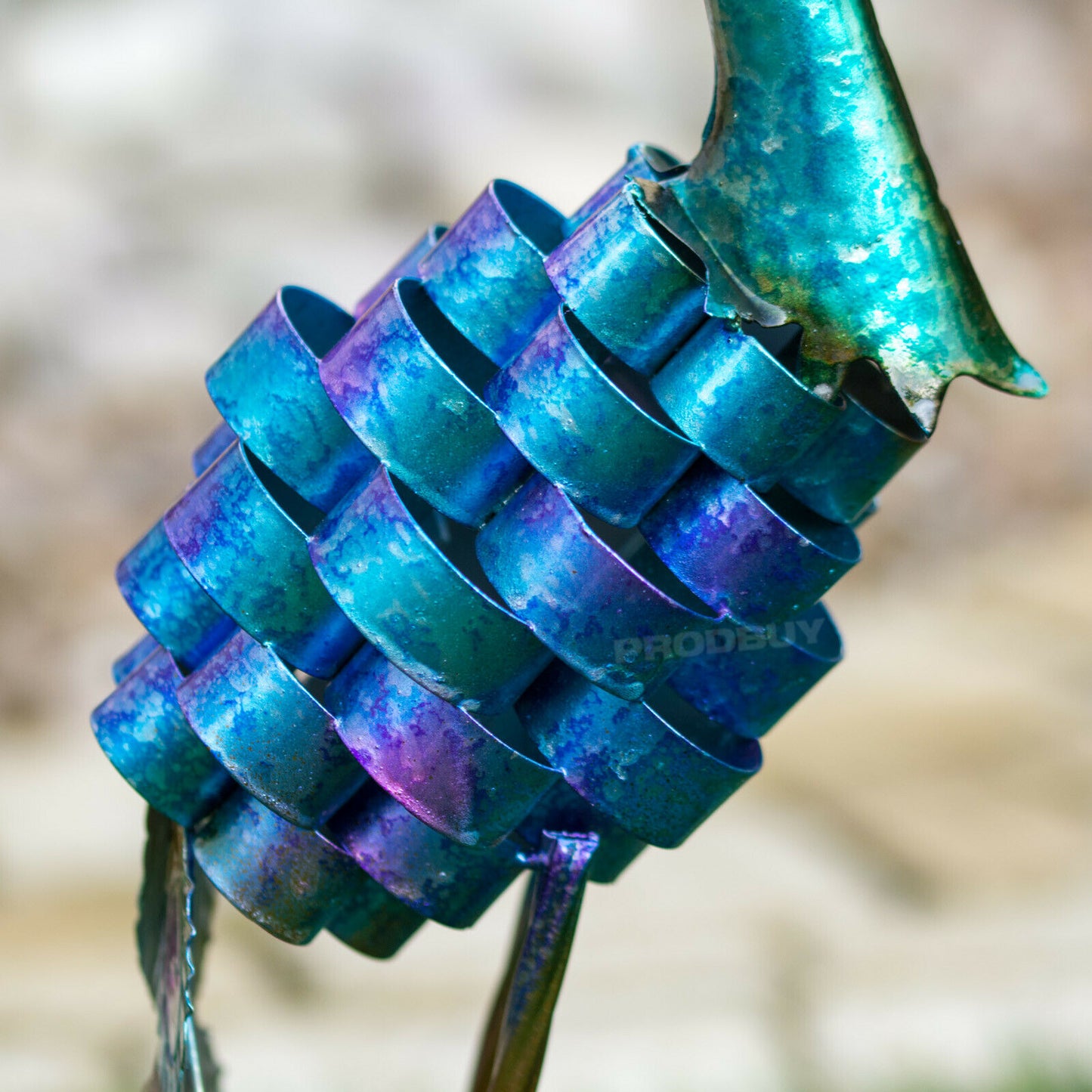 Metal Peacock Garden Lawn Ornament