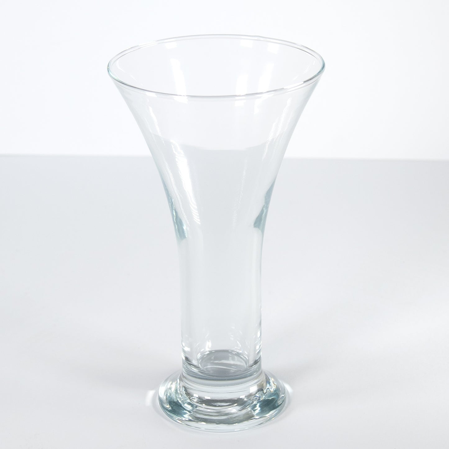 27cm Tall Tumpet Shape Glass Vase