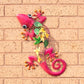 Wall Mounted Metal Garden Lizard Decoration