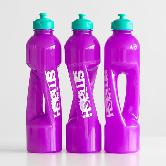 Set of 3 Smash Purple 500ml Twister Water Bottles