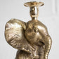 Sitting Elephant 20cm Taper Candlestick