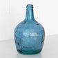 30cm Large Tall Recycled Blue Glass Vase