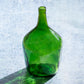 Vintage Style Recycled Green Glass Bottle Vase