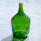 Vintage Style Recycled Green Glass Bottle Vase