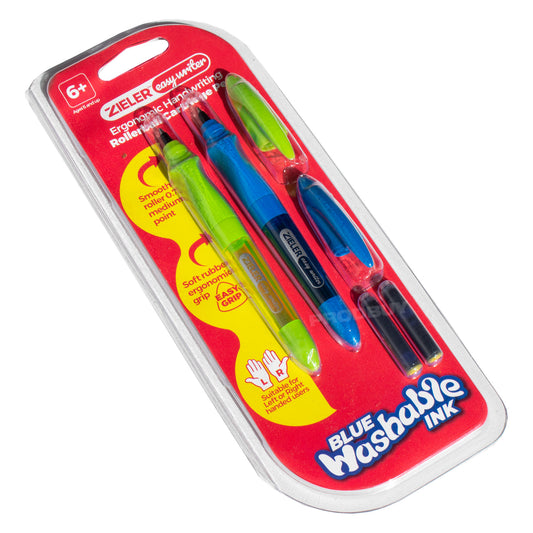 Pack of 2 Zieler Handwriting Rollerball Cartridge Pens