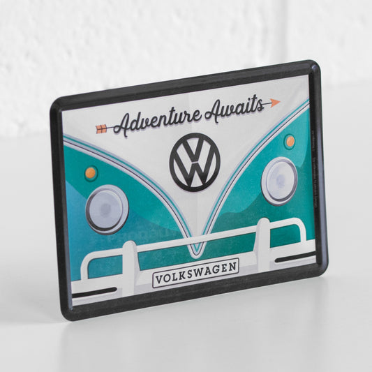 Volkswagen 'Adventure Awaits' 10cm Metal Wall Sign