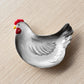 Ceramic Chicken Hen Shaped Tea Bag Tidy
