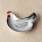 Ceramic Chicken Hen Shaped Tea Bag Tidy