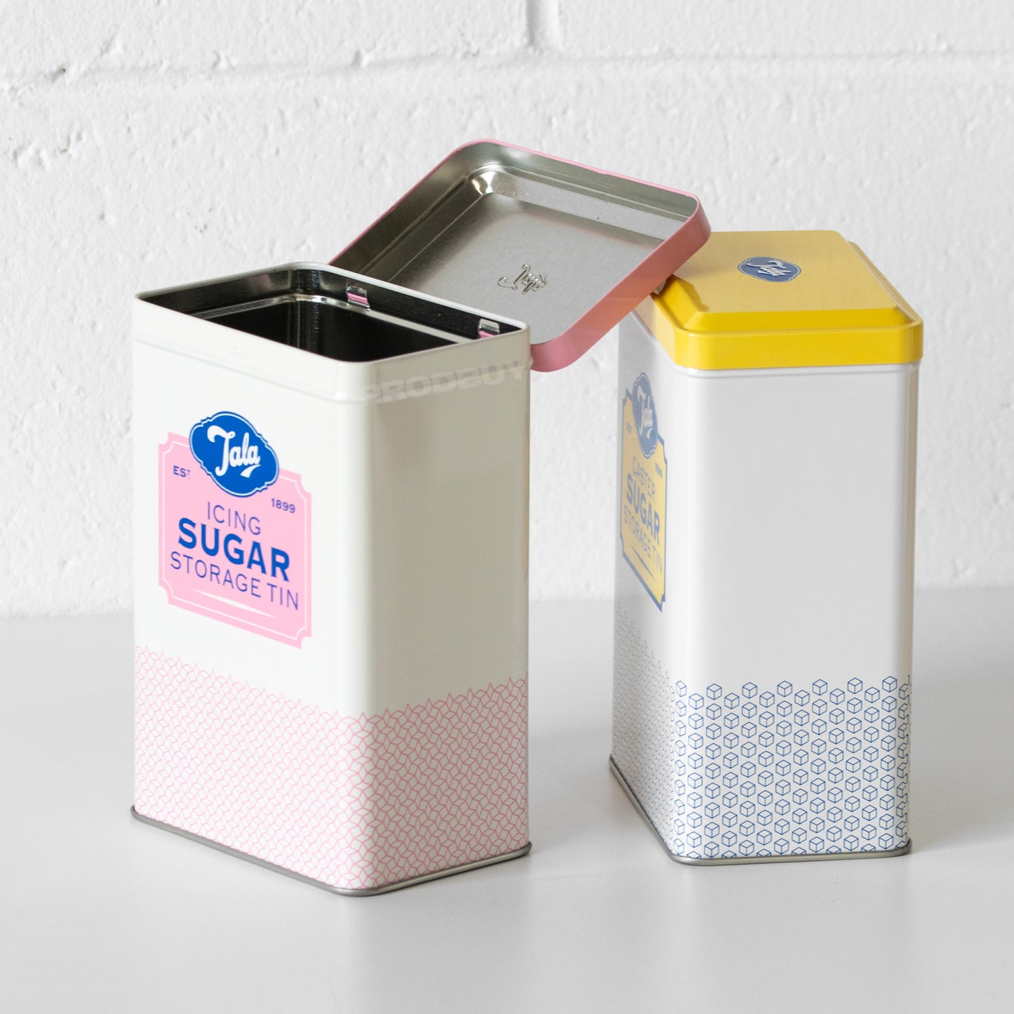 Set of 2 Tala Icing & Caster Sugar Storage Tins