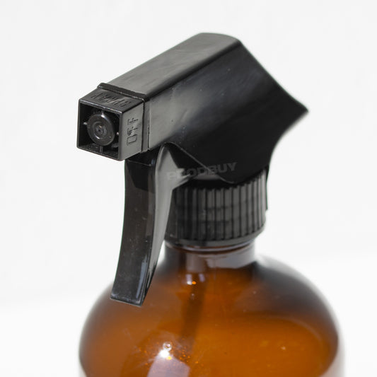 Brown Glass Plant Mister 450ml Cleaning Spray Bottle